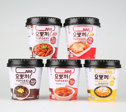 Pink Rocket Instant Rice Cake Topokki Cup Tteokbokki Korean Snack