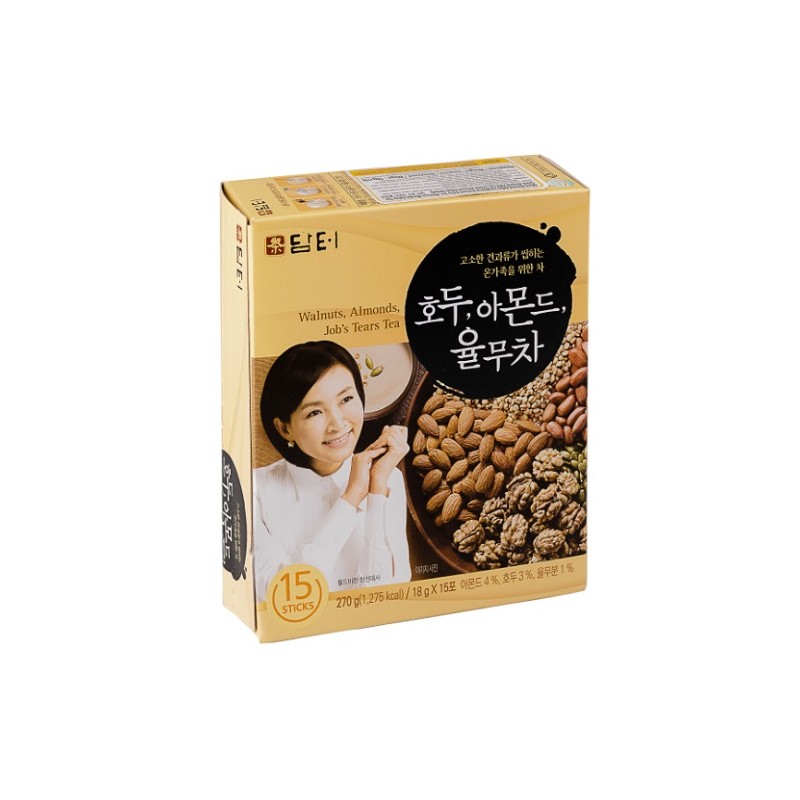 DAMTUH Walnut Almond Adlay Tea 18g x15 270g Korean Tea