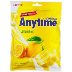 롯데 무설탕 캔디 애니타임 레몬민트 74g