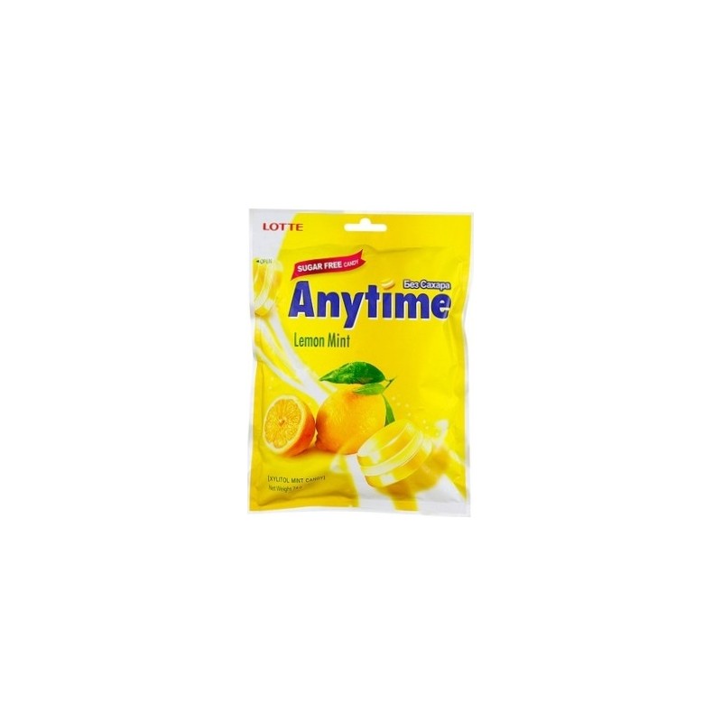 LOTTE Candy Anytime Lemon Mint 74g