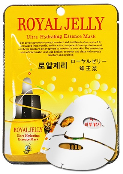 MALIE Royal Jelly Ultra Czech, Mask Hydrating Essence Mask, EU sheet, Korean