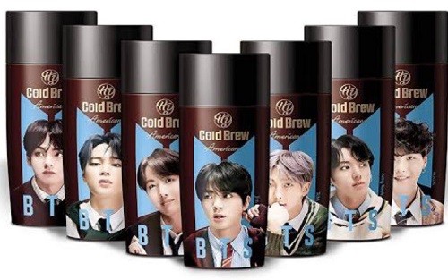 BTS HOT BREW AMERICANO COFFEE 270ml, BTS, K-POP Global idols